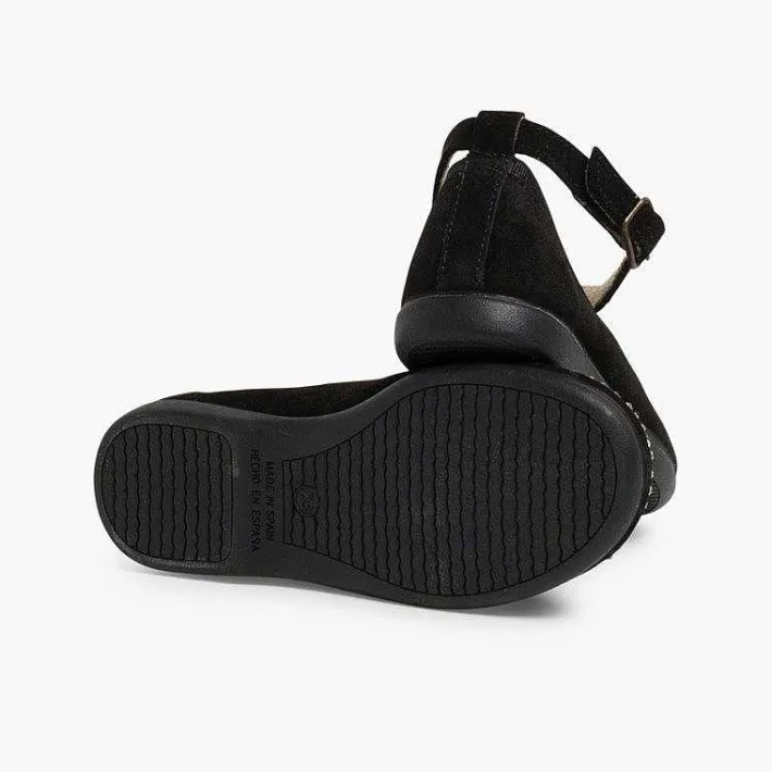 Pisamonas Ballet Pumps And Flats>Embellished Toe Cap Ankle Strap Ballerinas