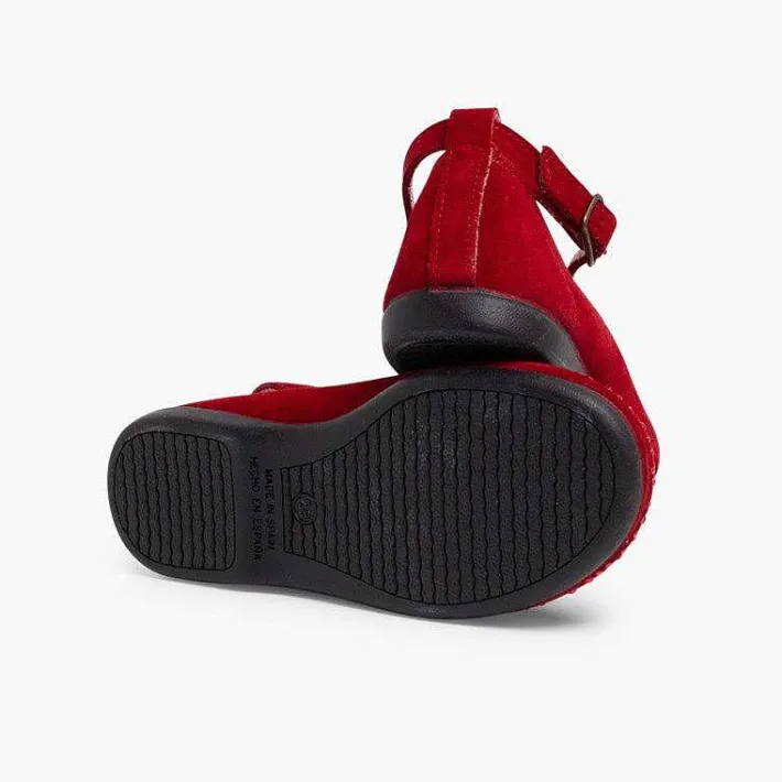 Pisamonas Ballet Pumps And Flats>Embellished Toe Cap Ankle Strap Ballerinas