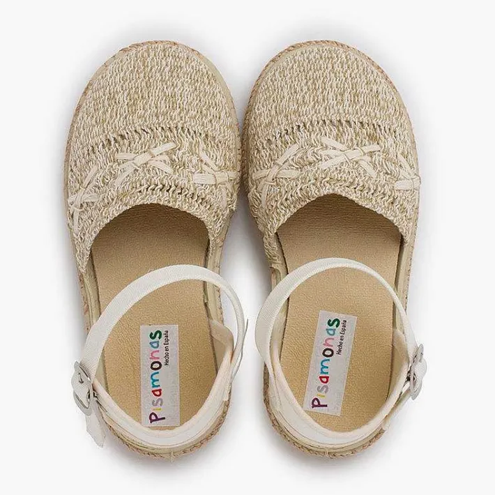 Pisamonas Espadrilles>Embroidered Espadrilles With Buckle