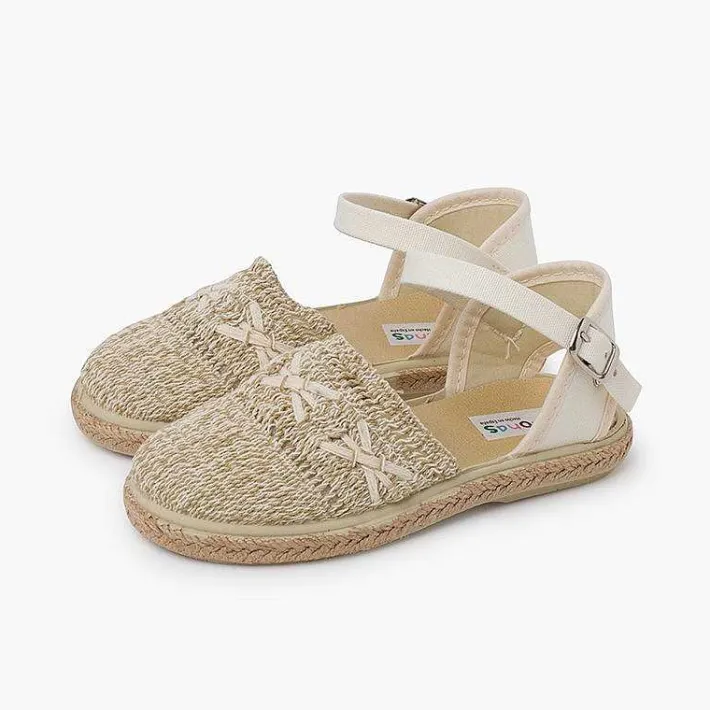 Pisamonas Espadrilles>Embroidered Espadrilles With Buckle