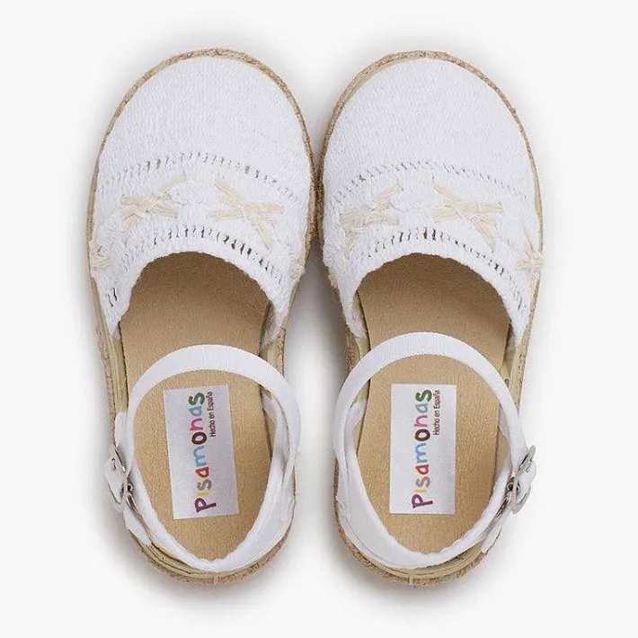 Pisamonas Espadrilles>Embroidered Espadrilles With Buckle