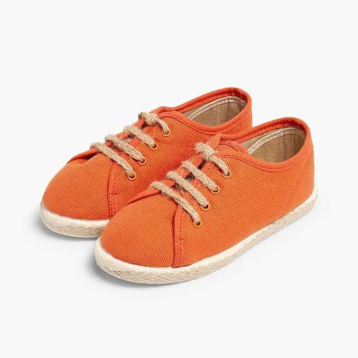 Pisamonas Brogues And Bluchers>Espadrille Style Shoes With Laces
