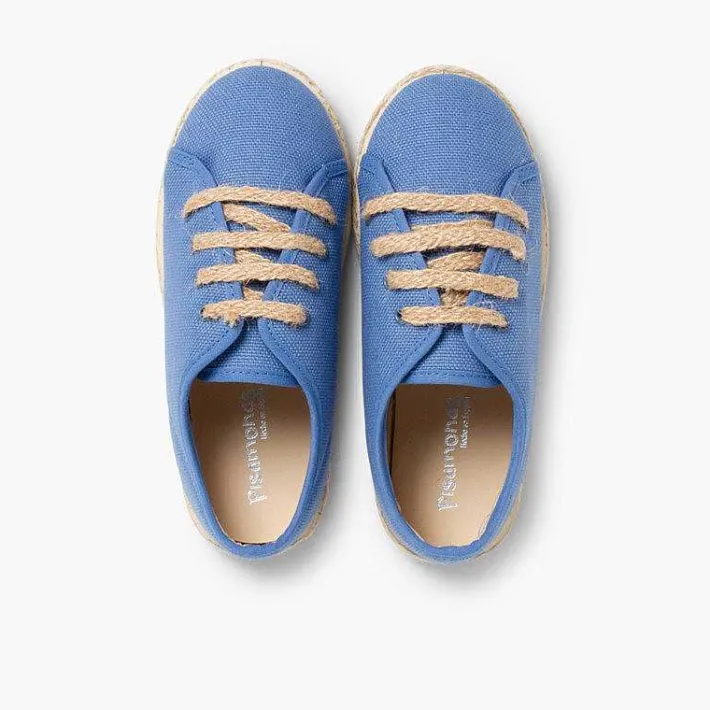 Pisamonas Brogues And Bluchers>Espadrille Style Shoes With Laces