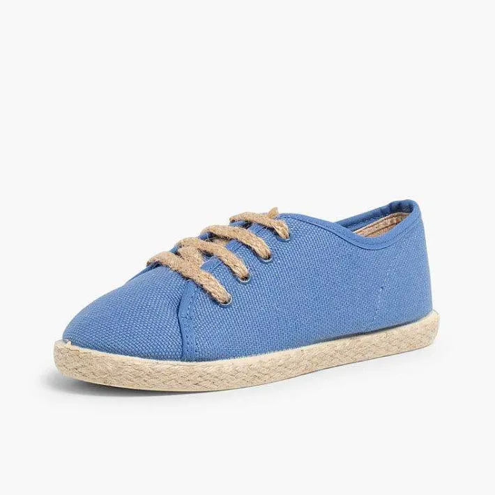 Pisamonas Brogues And Bluchers>Espadrille Style Shoes With Laces