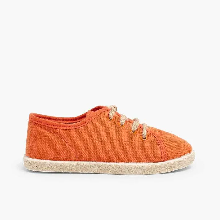 Pisamonas Brogues And Bluchers>Espadrille Style Shoes With Laces