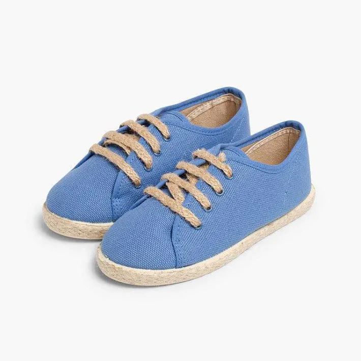 Pisamonas Brogues And Bluchers>Espadrille Style Shoes With Laces