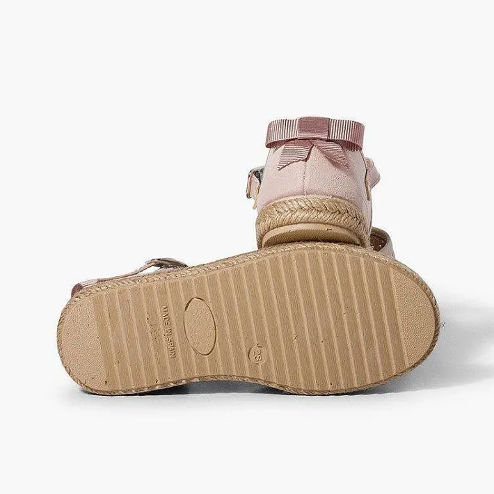 Pisamonas Sandals>Espadrille With Back Bow Buckle