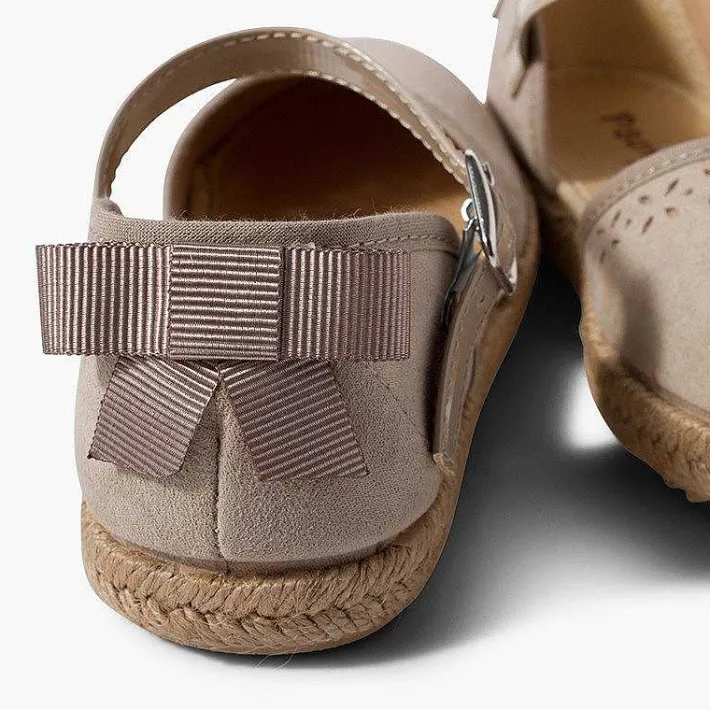 Pisamonas Sandals>Espadrille With Back Bow Buckle