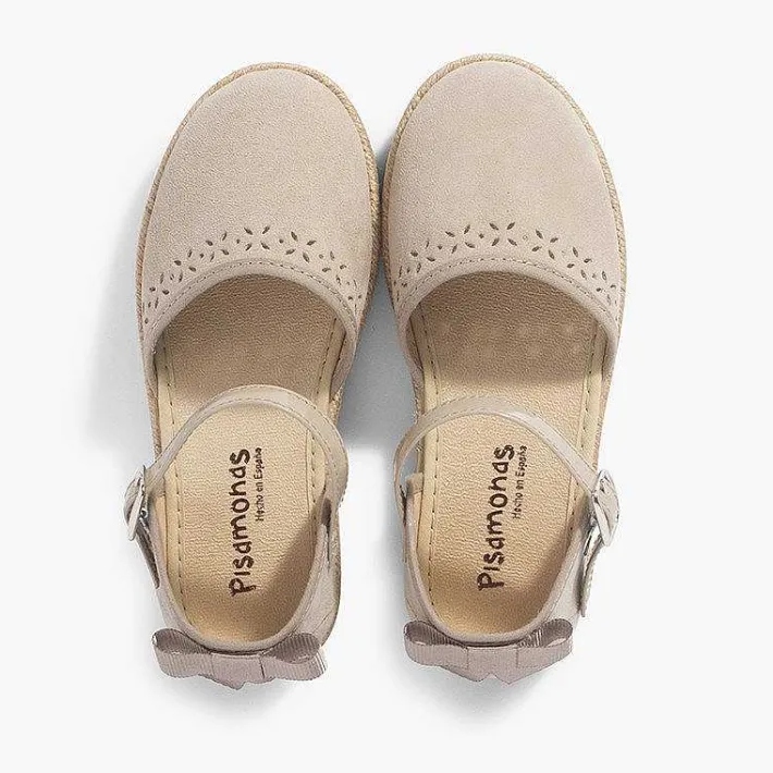 Pisamonas Sandals>Espadrille With Back Bow Buckle