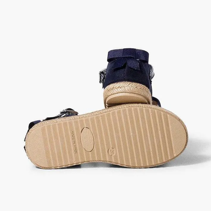 Pisamonas Sandals>Espadrille With Back Bow Buckle