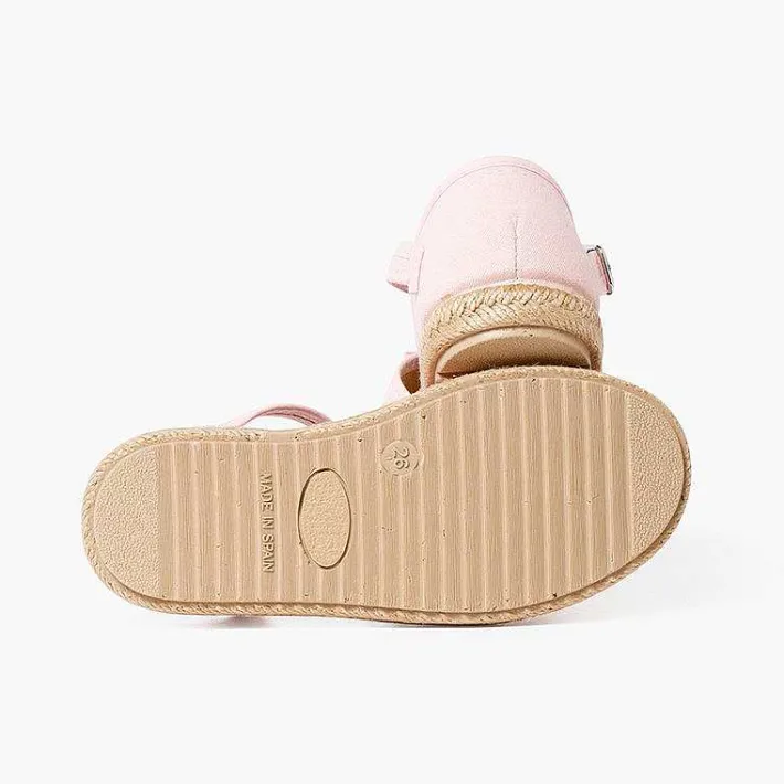 Pisamonas Sandals>Espadrilles With Bow And Gathered Instep