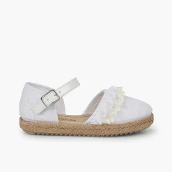 Pisamonas Espadrilles>Espadrilles With Lace