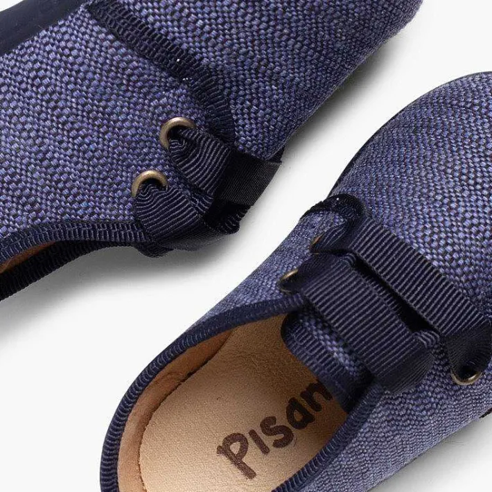 Pisamonas Brogues And Bluchers>Fabric Blucher Style Baby Shoes