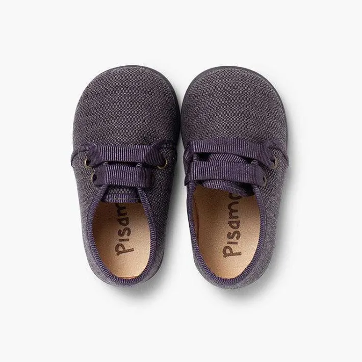 Pisamonas Brogues And Bluchers>Fabric Blucher Style Baby Shoes
