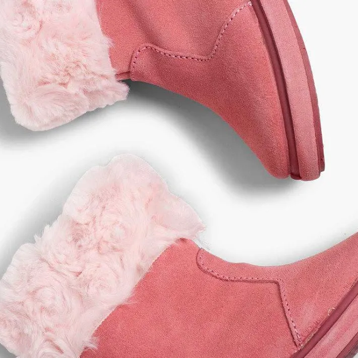 Pisamonas Boots>Faux Fur Collar Boots