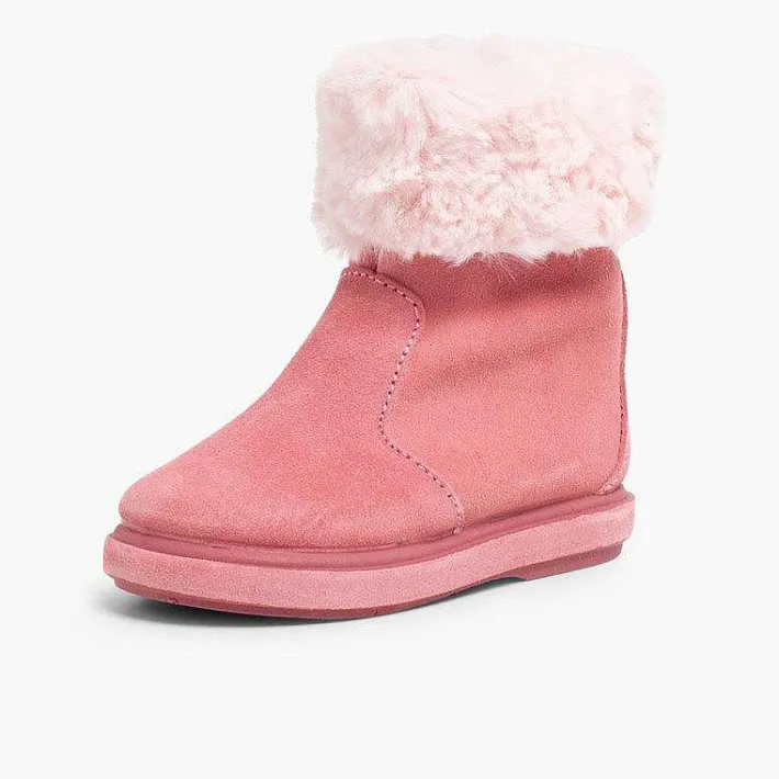 Pisamonas Boots>Faux Fur Collar Boots