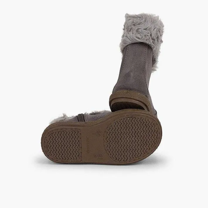 Pisamonas Boots>Faux Fur Collar Boots