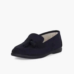 Pisamonas Moccasins And Loafers>Faux Suede Moccasins With Tassels