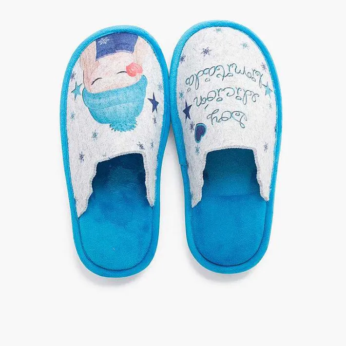 Pisamonas Slippers>Felt House Clogs Phrases