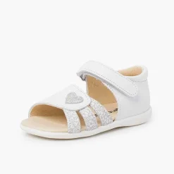 Pisamonas Sandals>First Steps Girl Sandal With Heart