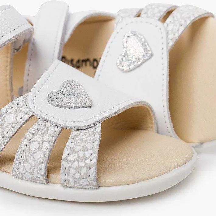 Pisamonas Sandals>First Steps Girl Sandal With Heart