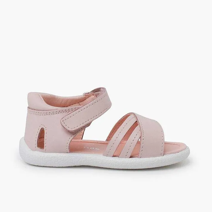 Pisamonas Sandals>First Steps Sandals Crossed Straps