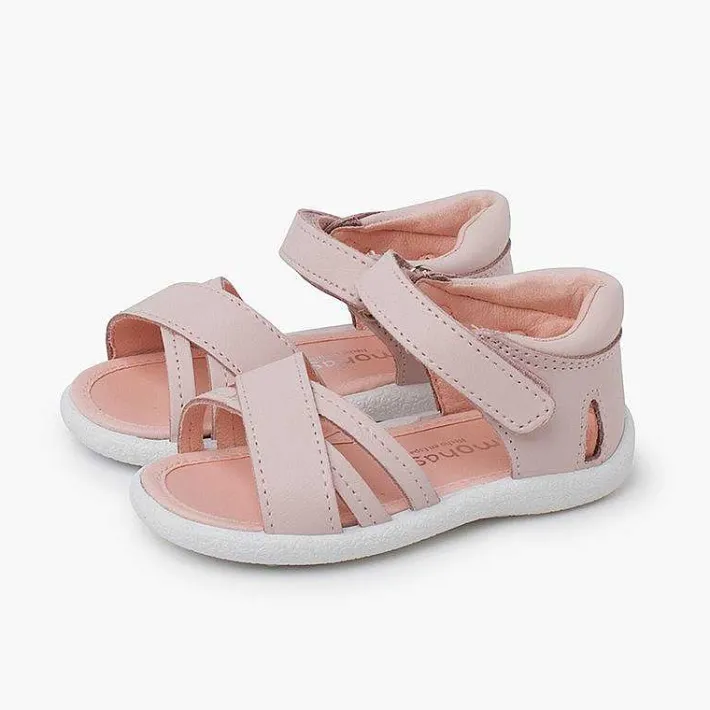 Pisamonas Sandals>First Steps Sandals Crossed Straps