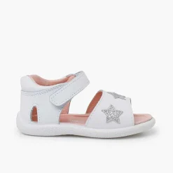 Pisamonas Sandals>First Steps Sandals Glitter Stars