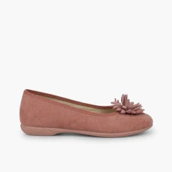 Pisamonas Ballet Pumps And Flats>Flower-Embellished Women And Girl´S Ballet Flats