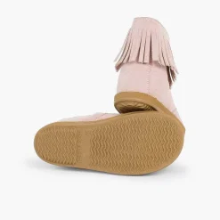 Pisamonas Boots>Fringed Booties With Zip For First Steps