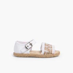 Pisamonas Sandals>Fringed Espadrille Style Sandals