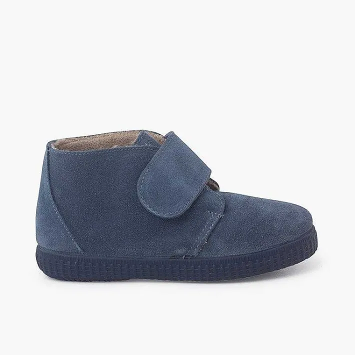 Pisamonas Boots>Furry Adherent Wide Strap Ankle Boots