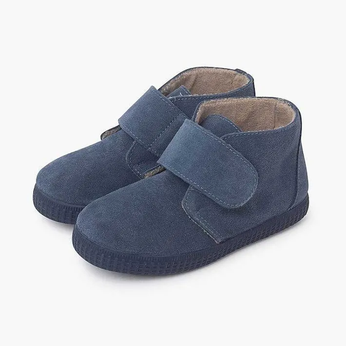 Pisamonas Boots>Furry Adherent Wide Strap Ankle Boots