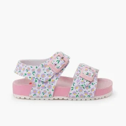 Pisamonas Sandals>Garvalin Bio Gel Sandals With Flowers Colour Floral