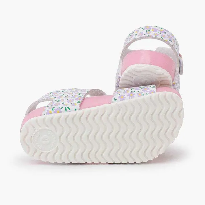 Pisamonas Sandals>Garvalin Bio Gel Sandals With Flowers Colour Floral