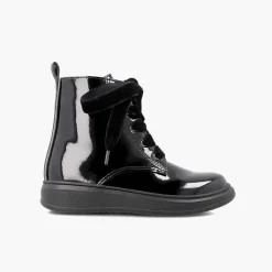 Pisamonas Boots>Garvalin Patent Leather Zippered Boots