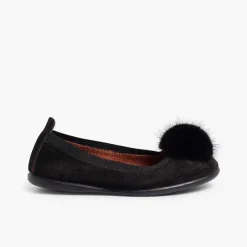 Pisamonas Ballet Pumps And Flats>Girl´S And Women´S Ballet Shoes With A Pompom