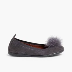 Pisamonas Ballet Pumps And Flats>Girl´S And Women´S Ballet Shoes With A Pompom
