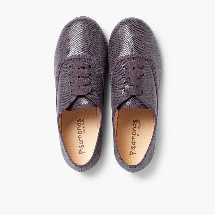 Pisamonas Brogues And Bluchers>Girl´S And Women´S Snakeskin-Type Bluchers