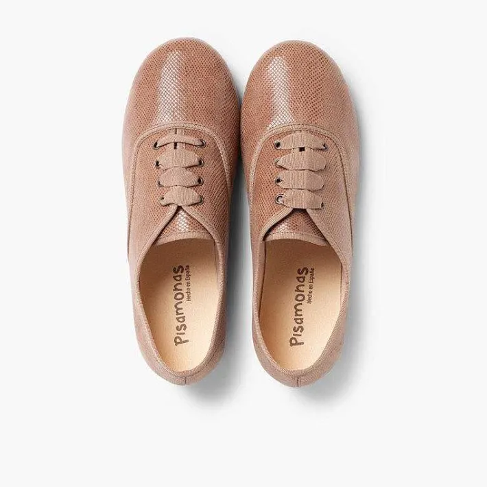 Pisamonas Brogues And Bluchers>Girl´S And Women´S Snakeskin-Type Bluchers