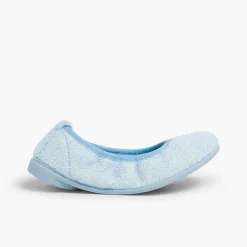 Pisamonas Slippers>Girls Ballerina Boucle Towelling House Slippers