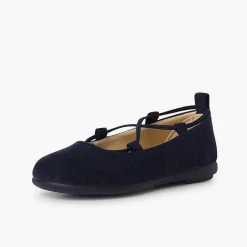Pisamonas Ballet Pumps And Flats>Girl'S Ballerina Elastic Ribbon Trim