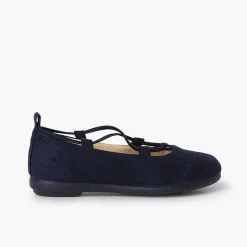 Pisamonas Ballet Pumps And Flats>Girl'S Ballerina Elastic Ribbon Trim