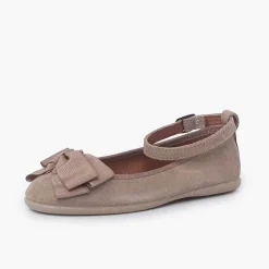 Pisamonas Ballet Pumps And Flats>Girl'S Ballerinas Double Bow And Bracelet