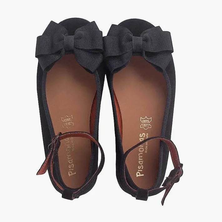 Pisamonas Ballet Pumps And Flats>Girl'S Ballerinas Double Bow And Bracelet