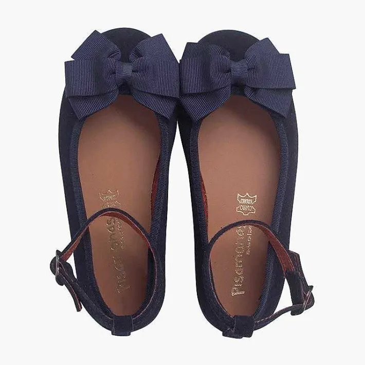 Pisamonas Ballet Pumps And Flats>Girl'S Ballerinas Double Bow And Bracelet
