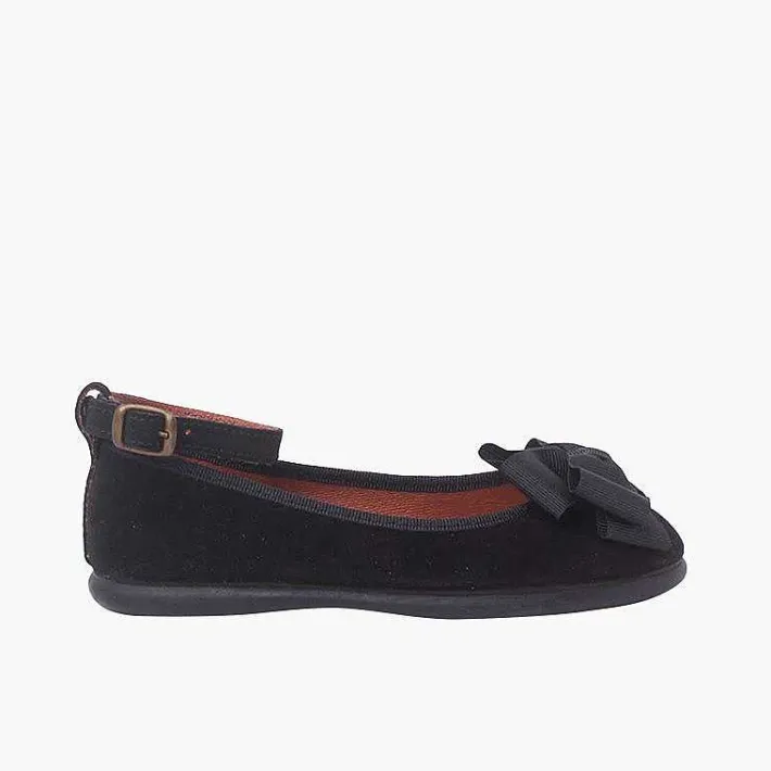 Pisamonas Ballet Pumps And Flats>Girl'S Ballerinas Double Bow And Bracelet