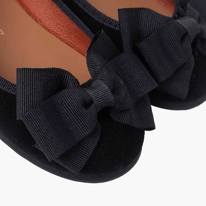 Pisamonas Ballet Pumps And Flats>Girl'S Ballerinas Double Bow And Bracelet