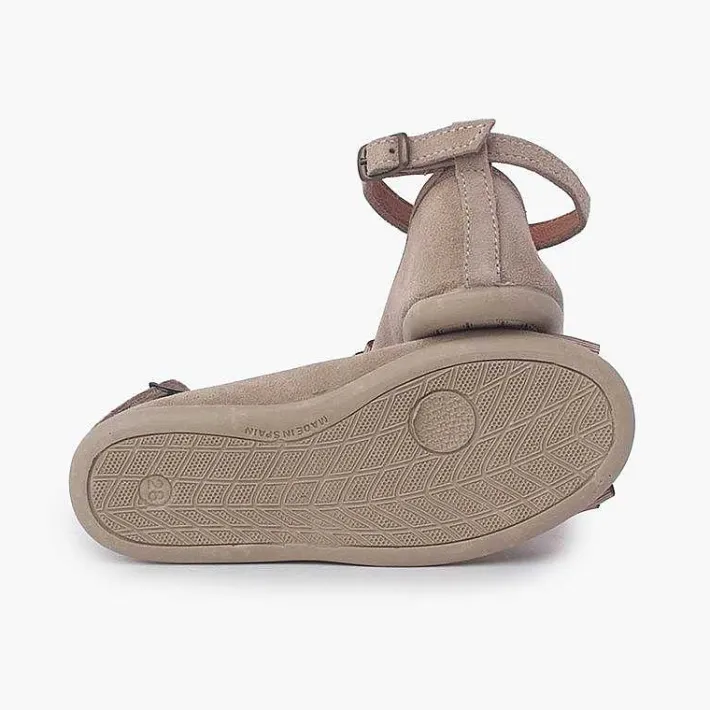 Pisamonas Ballet Pumps And Flats>Girl'S Ballerinas Double Bow And Bracelet