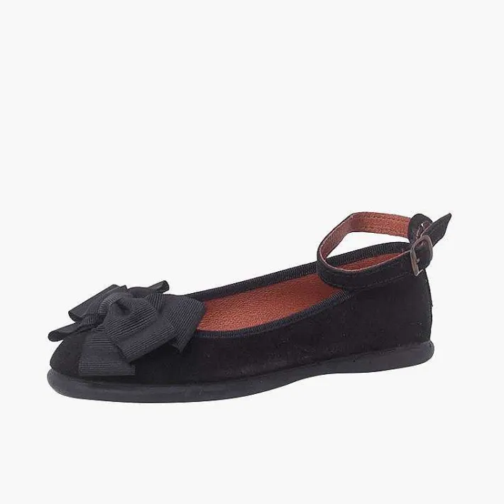Pisamonas Ballet Pumps And Flats>Girl'S Ballerinas Double Bow And Bracelet